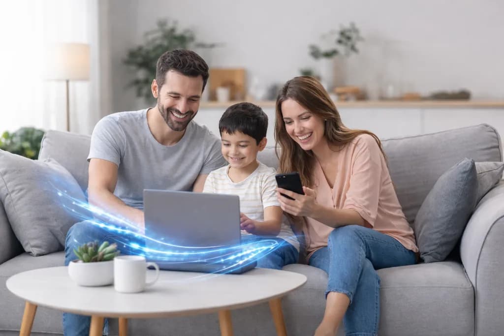 Fibra óptica de alta velocidad